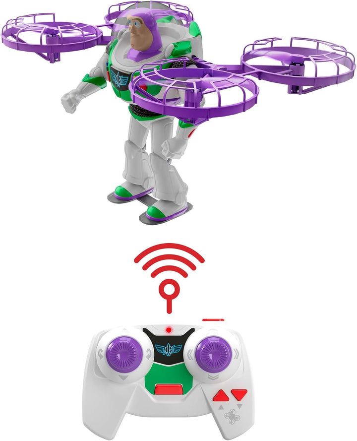 Mattel Disney und Pixar Toy Story 5 Fliegende Figur mit Fernbedienung, Hi-Tech Edition Buzz Lightyea