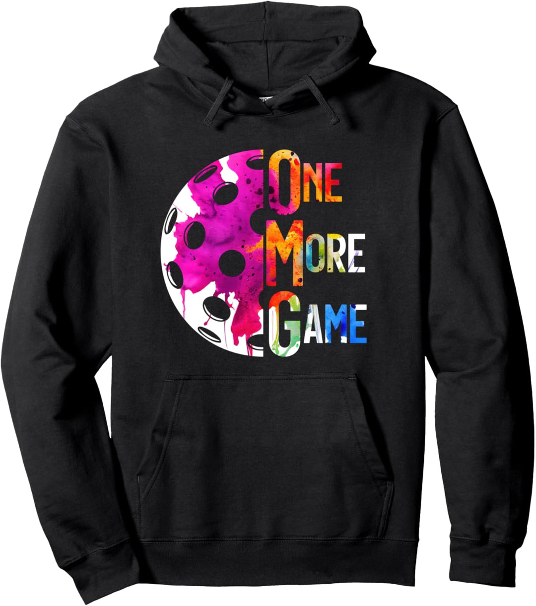 OMG PICKLEBALL ONE MORE GAME PICKLEBALL Pullover Hoodie