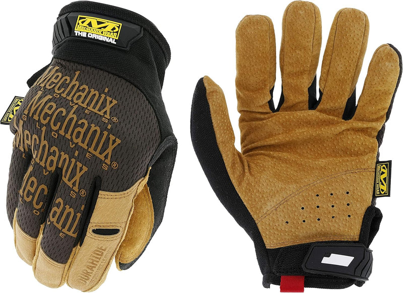 Mechanix Wear - Original Lederhandschuhe (XXL, braun/schwarz)