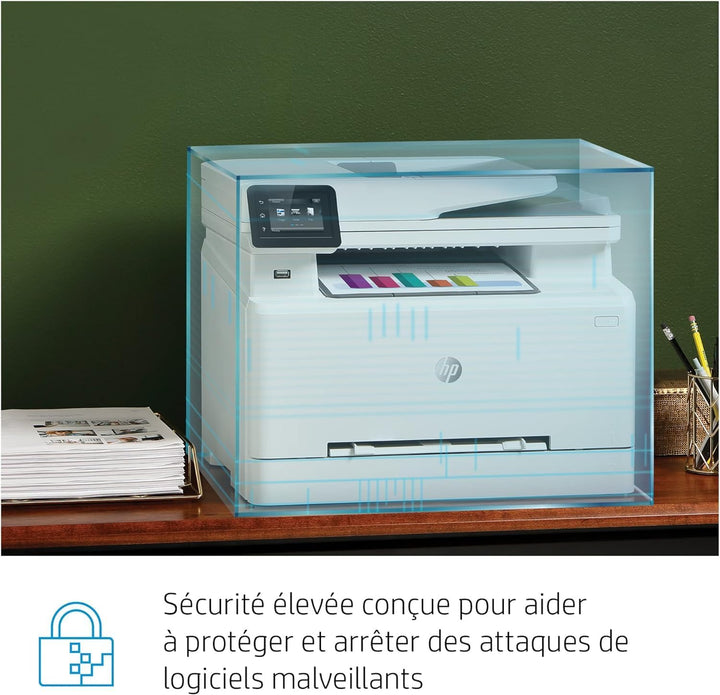 HP Color LaserJet Pro M283fdw Multifunktions-Farblaserdrucker (256MB, Drucker, Scanner, Kopierer, Fa
