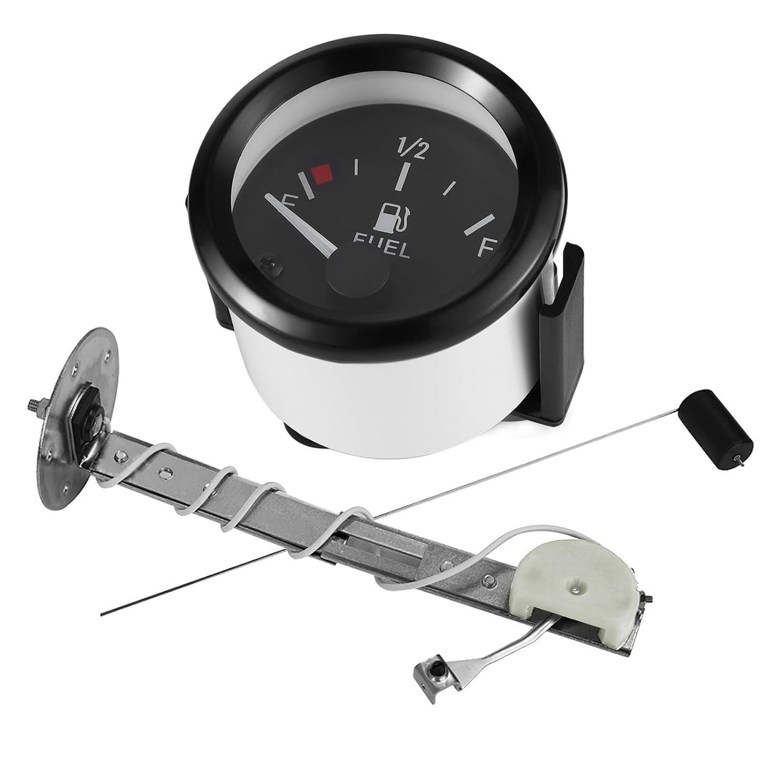 Kraftstoffanzeige,Rupse Universal Auto Kraftstoffstandsanzeige Tankuhr mit Wasserstandssensor Krafts