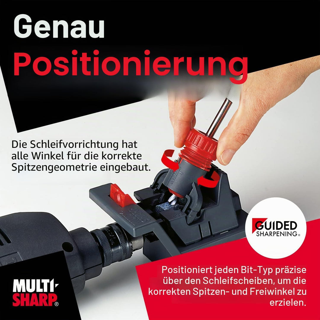 Multi-Sharp 2001 Universal-Bohrer- und Werkzeugschleifgerät, 3-13 mm Durchmesser (für: HSS-Bohrer, H