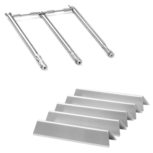 69787 Brenner & 7636 Flavorizer Bar für Weber Spirit 300 Spirit E310 S310 E320 S320 E330 S330 (Mit F
