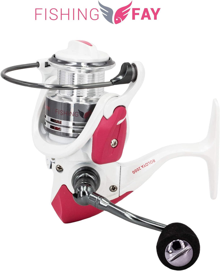 FISHINGFAY® ROLOYA Reel 2000 Angel Spinnrolle ideal für Jede Rute mit Wurfgewicht von 20-80gr