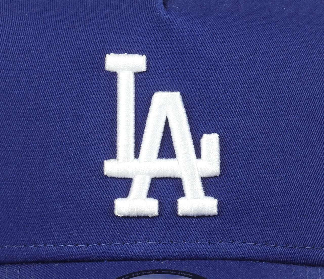New Era Los Angeles Dodgers MLB Essential Dark Royal 9Forty A-Frame Snapback Cap - One-Size