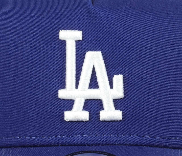 New Era Los Angeles Dodgers MLB Essential Dark Royal 9Forty A-Frame Snapback Cap - One-Size