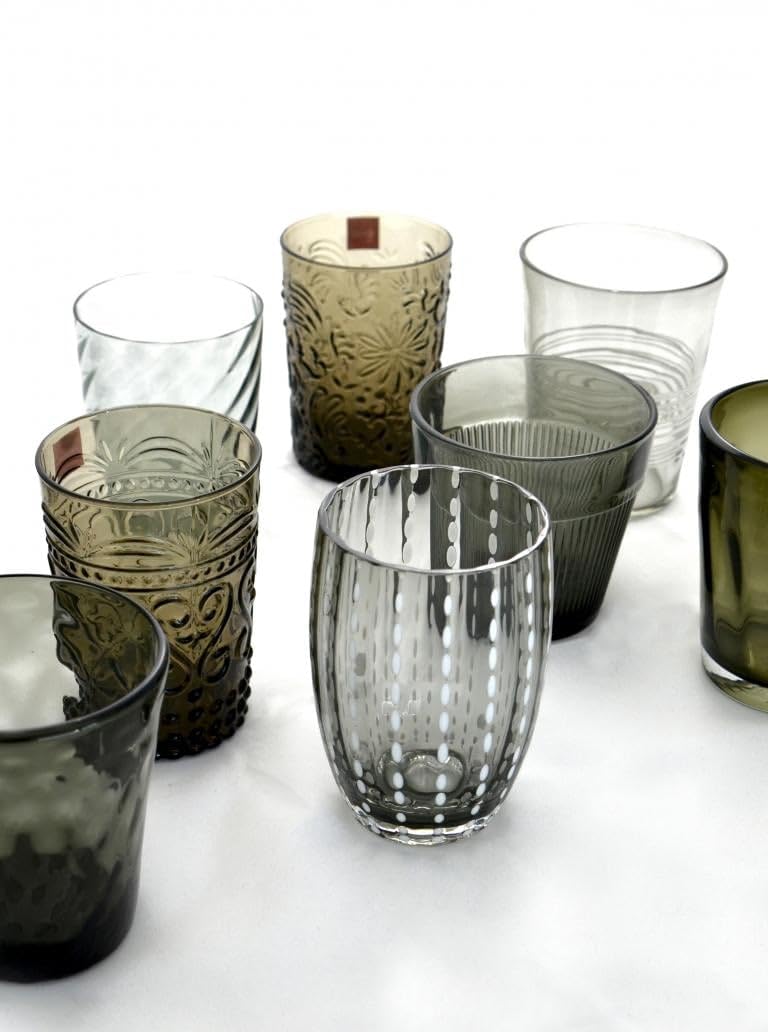 Zafferano - Melting Pot Set 6 Gläser Tumbler Mix grau MP00109