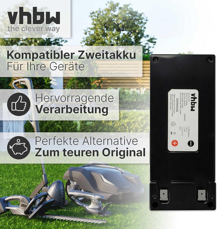 vhbw Akku kompatibel mit Stiga Autoclip 550SG, 528S, 720 S, 527S, 530SG, 530, 550, 525S, 528, 527 S,