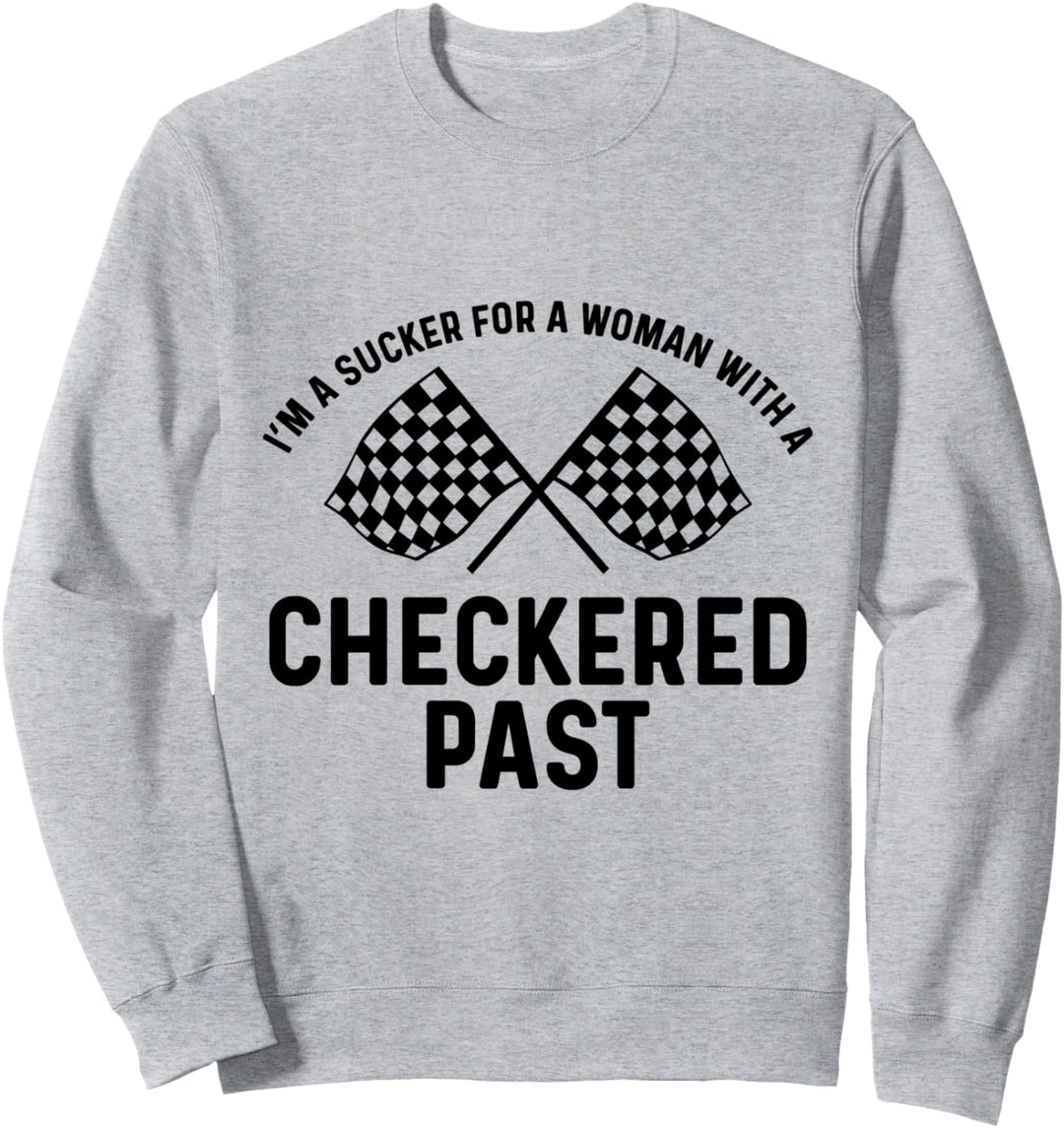 Ich bin ein Trottel für eine Frau mit einer karierten Sweatshirt