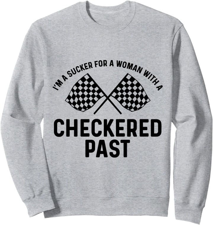 Ich bin ein Trottel für eine Frau mit einer karierten Sweatshirt