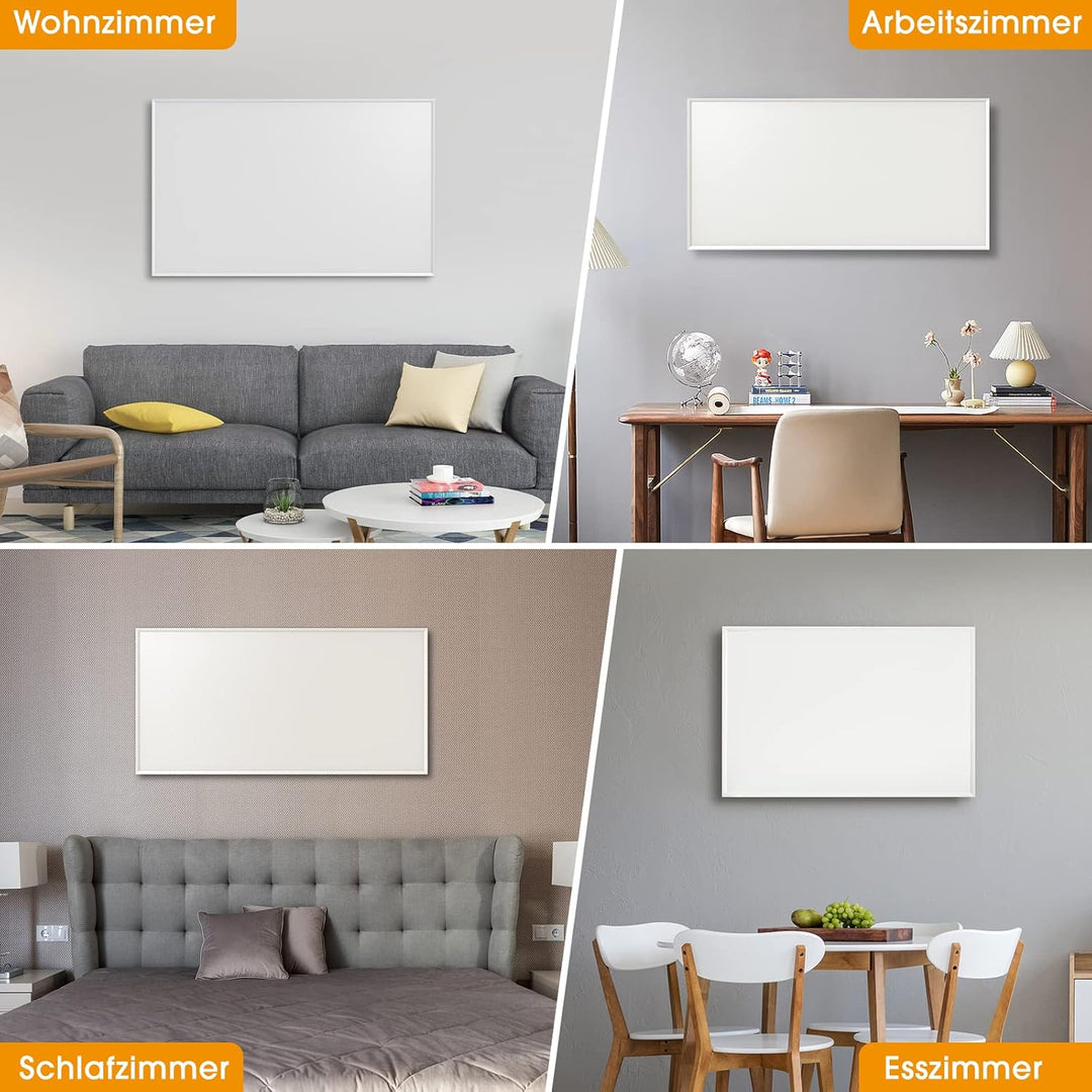 Byecold Infrarotheizung 900 Watt, Infrarot Wandheizung, Elektroheizung, Heizplatte Heizkörper Heizpa