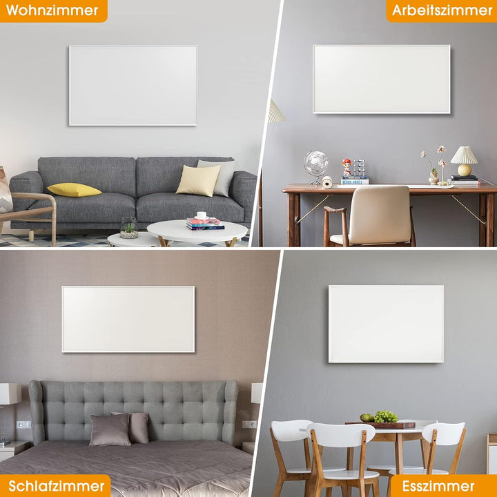 Byecold Infrarotheizung 900 Watt, Infrarot Wandheizung, Elektroheizung, Heizplatte Heizkörper Heizpa