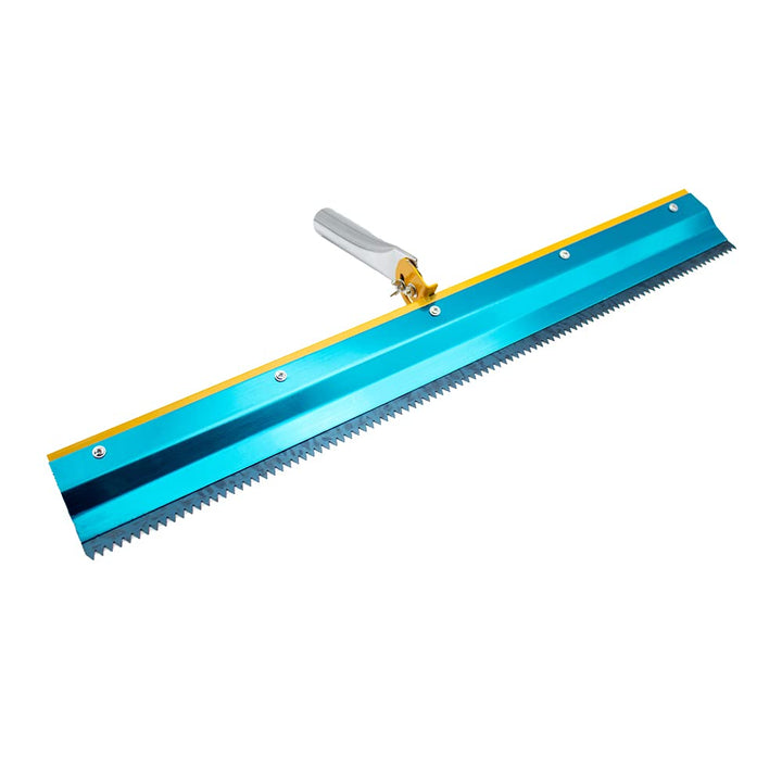 LeTkingok Gekerbter Rakel Aus Edelstahl, Epoxidzement, Selbstnivellierender Bodenbelag, Rake, Bauhan