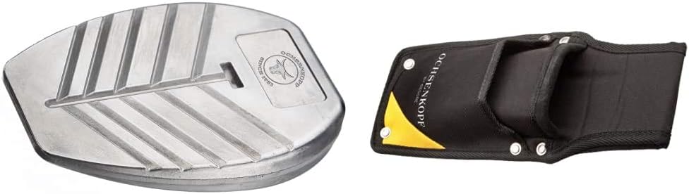 OCHSENKOPF OX 43-0510 Alu-Motorsägen Schnittkeil & Keiltasche, Für Alu- und Kunststoffkeile, 2 Fäche