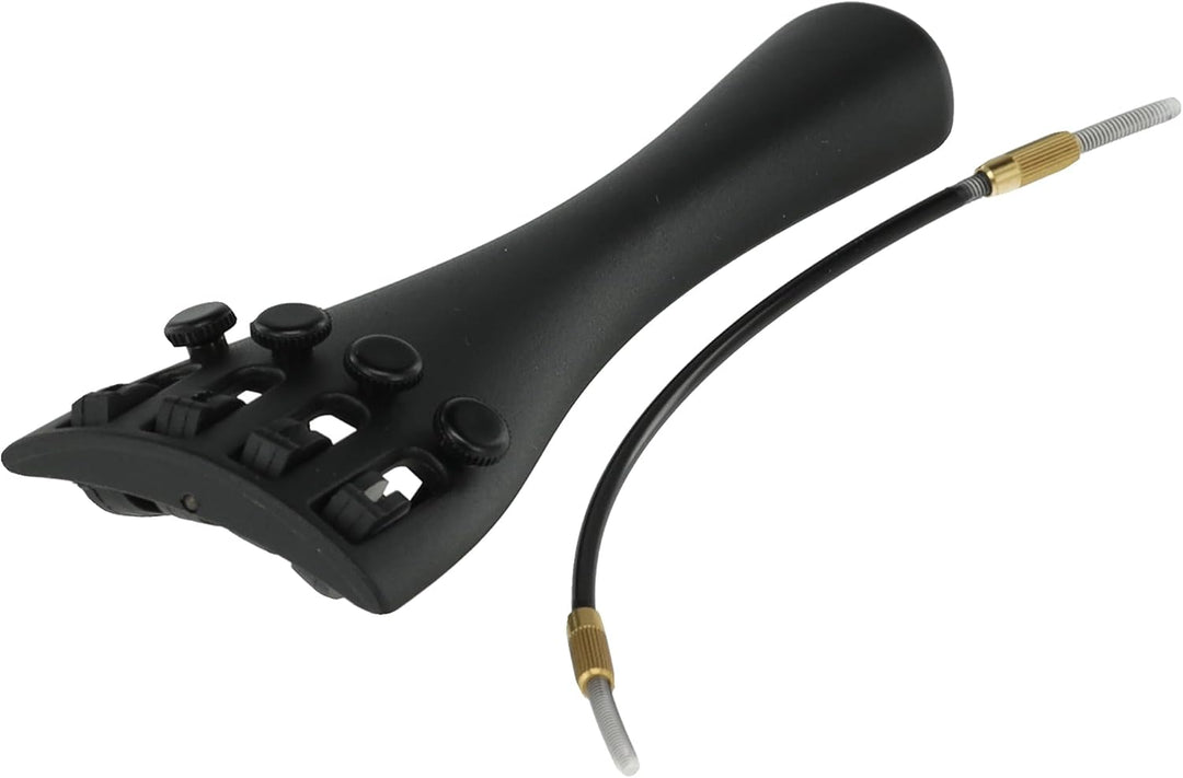 Wittner 918111 Violin Saitenhalter 4/4, Hi-Tech Kunststoff mit 4 Feinstimmern, ultraleicht Hi-Tech-K