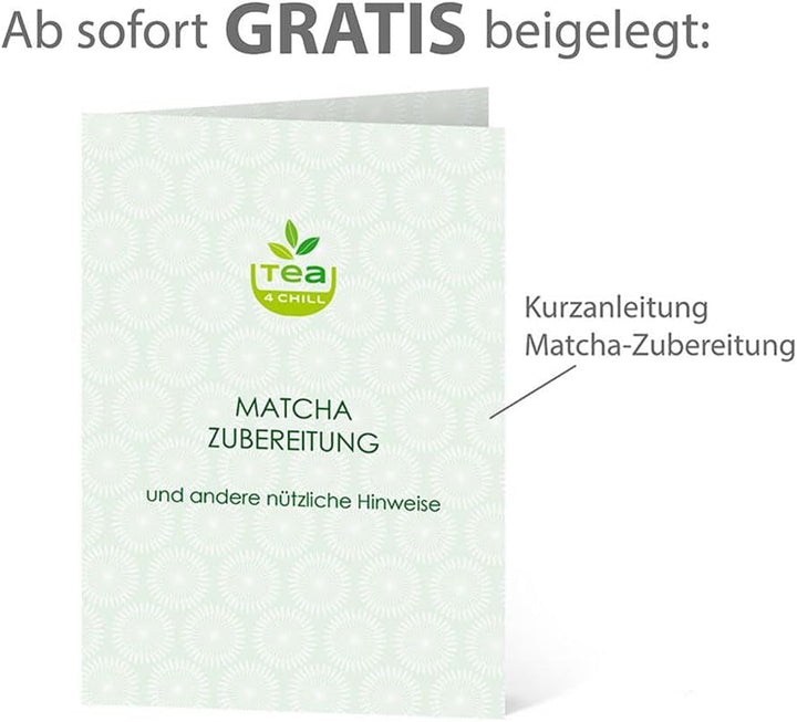 Zekaano Matcha Set - Original japanische Matcha Schale Chawan 450 ml mit Matchabesen Chasen und Bamb