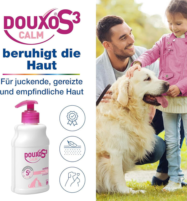 Douxo Ceva S3 Calm Shampoo - Shampoo für Hunde und Katzen - 200 ml Douxo Calm Shampoo - 200 ml, Doux