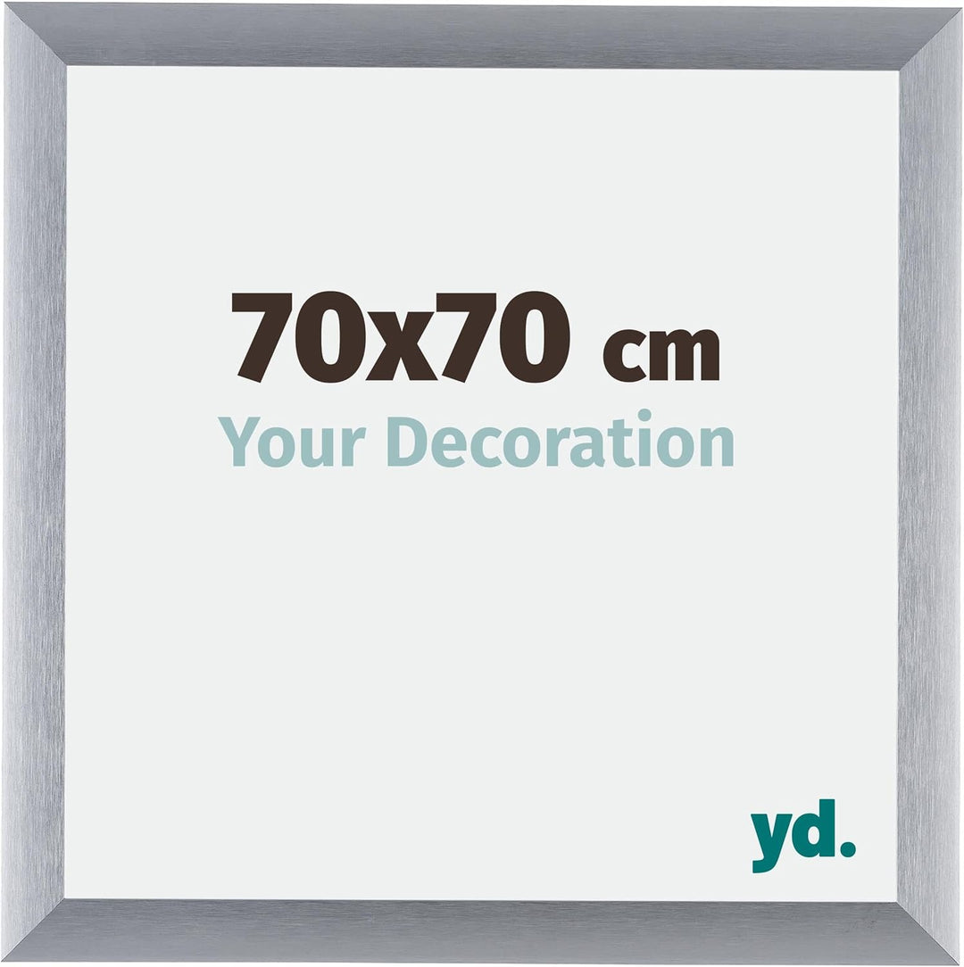 yd. Your Decoration - Bilderrahmen 70x70 cm - Bilderrahmen aus Aluminium mit Acrylglas - Antireflex