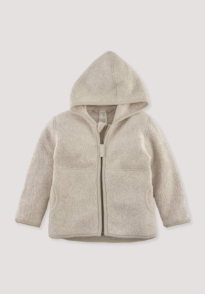 hessnatur Fleece-Jacke Mädchen und Jungen unisex aus reiner Bio-Baumwolle | nachhaltig und fair herg
