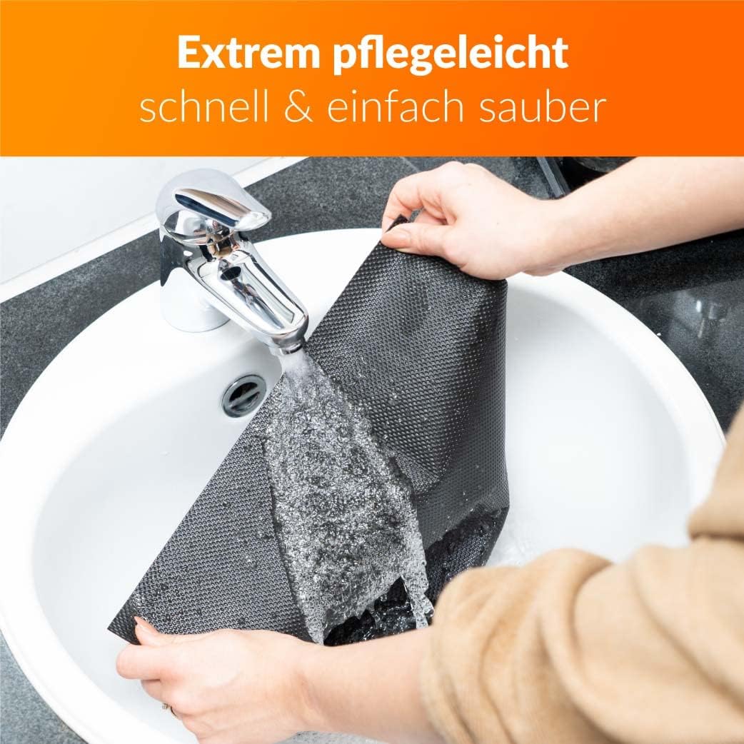 Upgrade4cars wasserdichte Antirutschmatte Universal 120x100cm zuschneidbar rutschfeste Kofferraum Sc