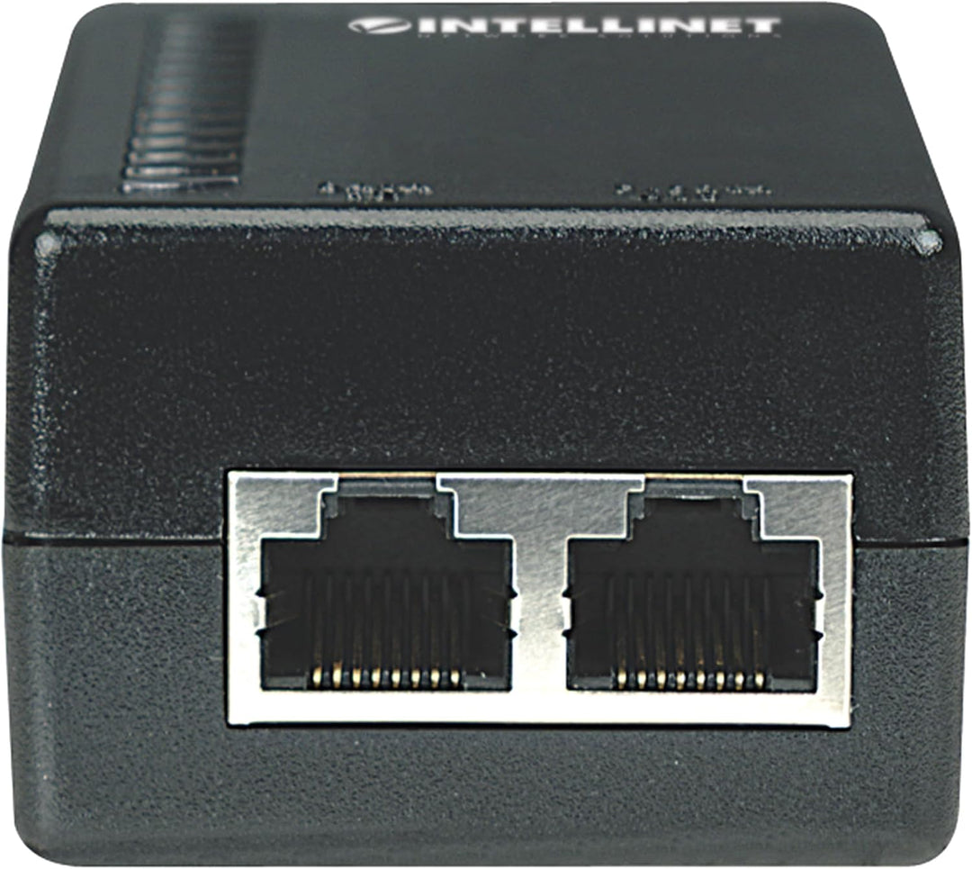INTELLINET 524179 Power over Ethernet Injektor - PoE-Injektor 1 Port, 48V DC,,Netzwerkswitch, PoE Ad