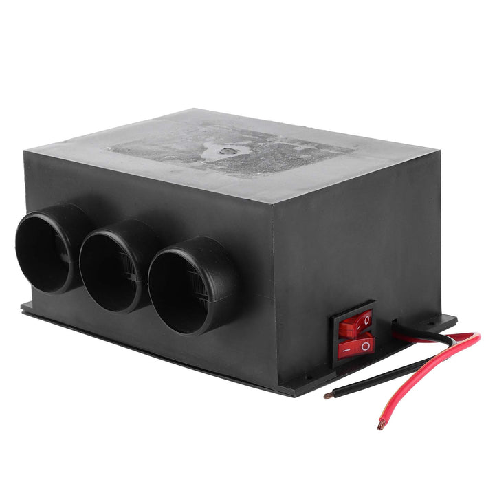 12V 600W Autoheizung 3 Loch Tragbare Winterheizung Wärmer Windschutzscheibe Entfroster Nebelentfernu