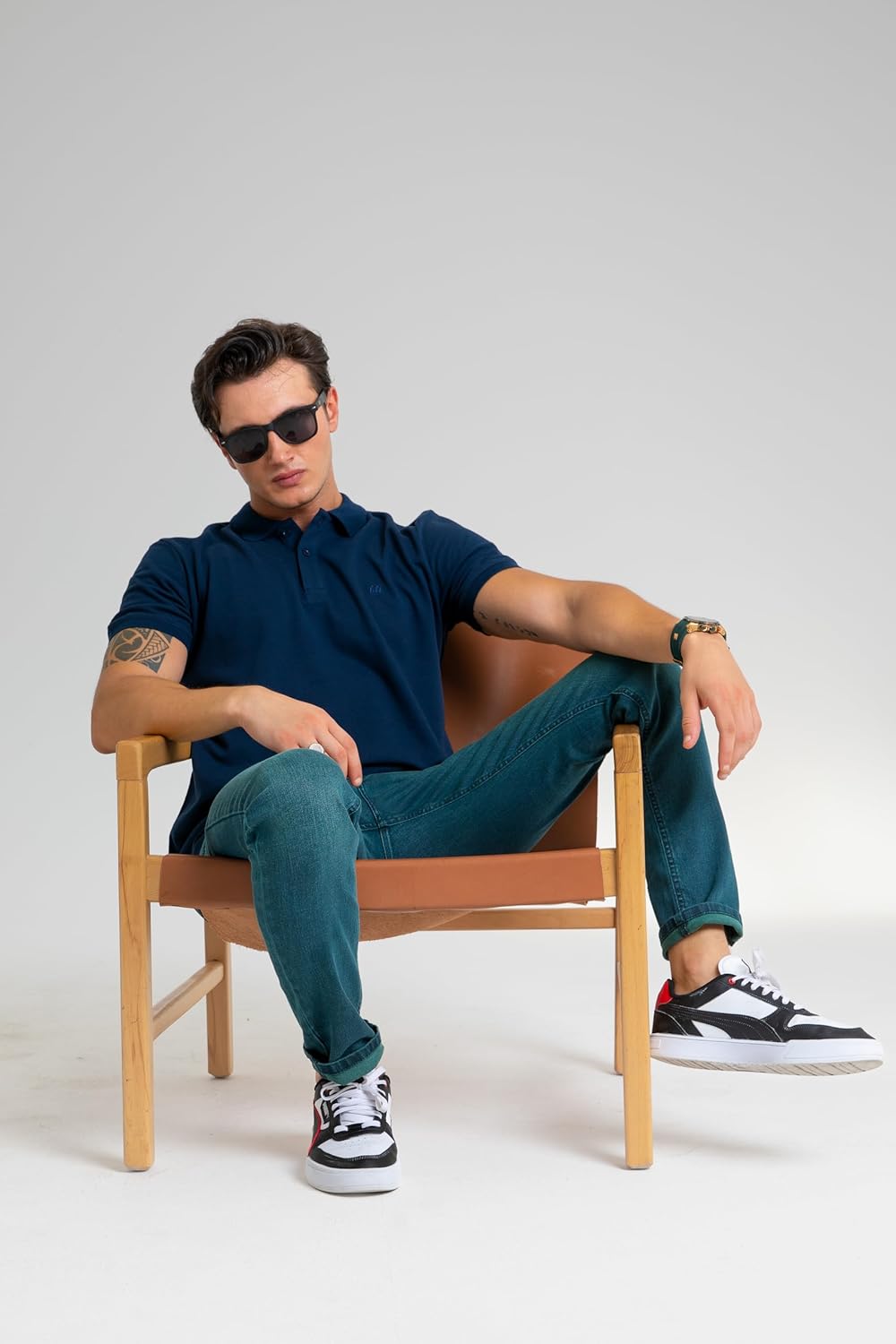 HALAT'S Herren Jeans Slim Fit - Baumwolle Jeanshose Stretch für Herren mit Schlanke Elastizität 38W