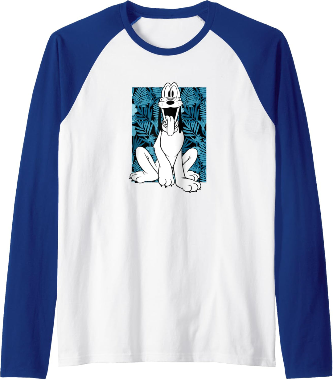 Disney Mickey And Friends Pluto Tropical Raglan