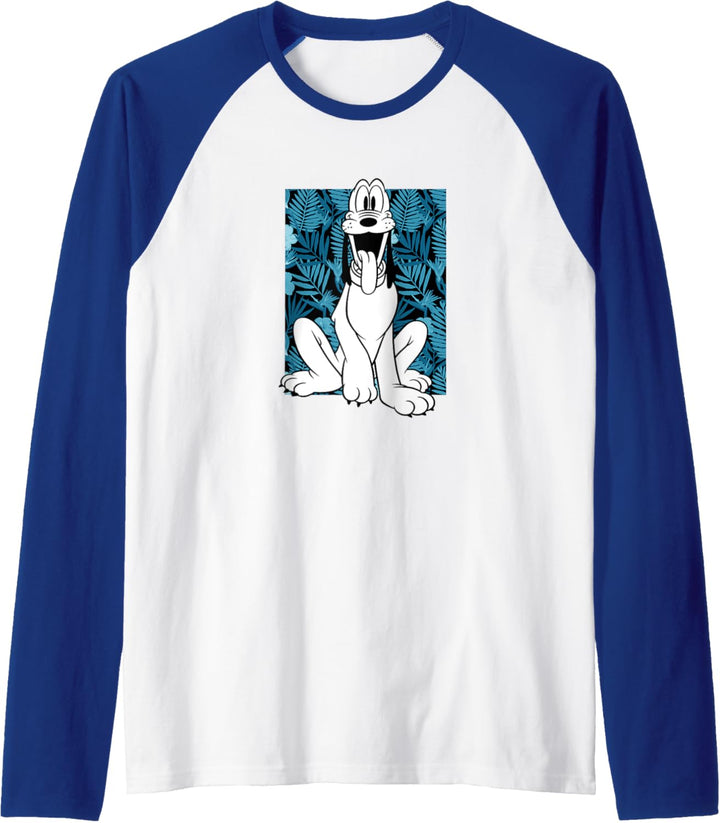 Disney Mickey And Friends Pluto Tropical Raglan