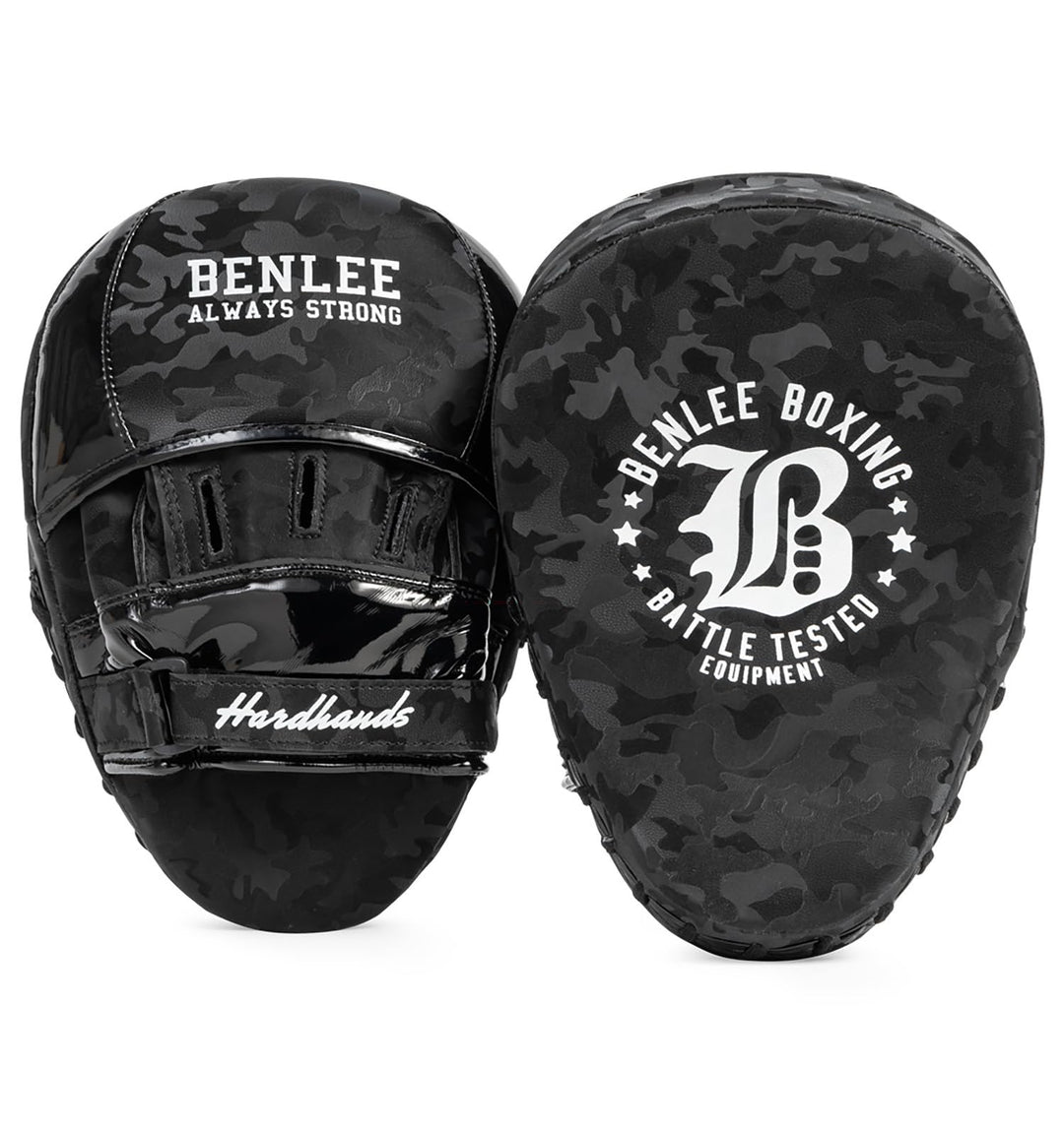 Benlee Pratzen Kunstleder (1 Paar) HARDHANDS Black/Silver Einheitsgrösse, Black/Silver Einheitsgröss