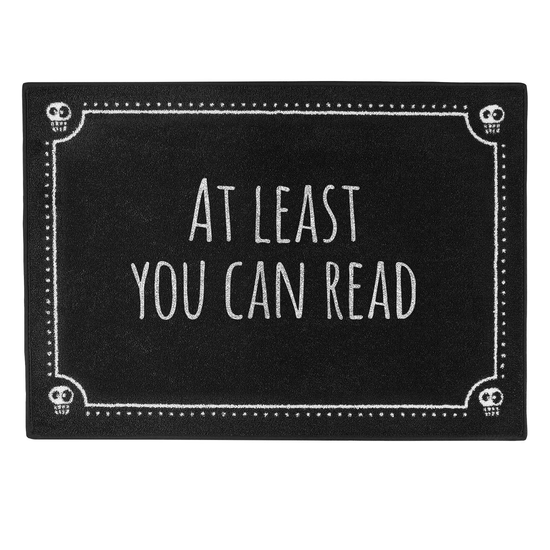 Pechkeks Misfortune Cookies Doormat ''At least you can read'', 70 x 50 cm, Black