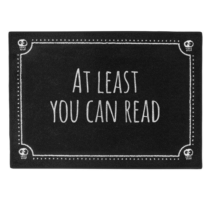 Pechkeks Misfortune Cookies Doormat ''At least you can read'', 70 x 50 cm, Black