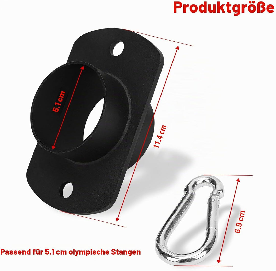 T-Bar Row Platform Landmine Eyelet Attachment for 5.1 cm Olympic Bar, Landmine Row Handle Standard B