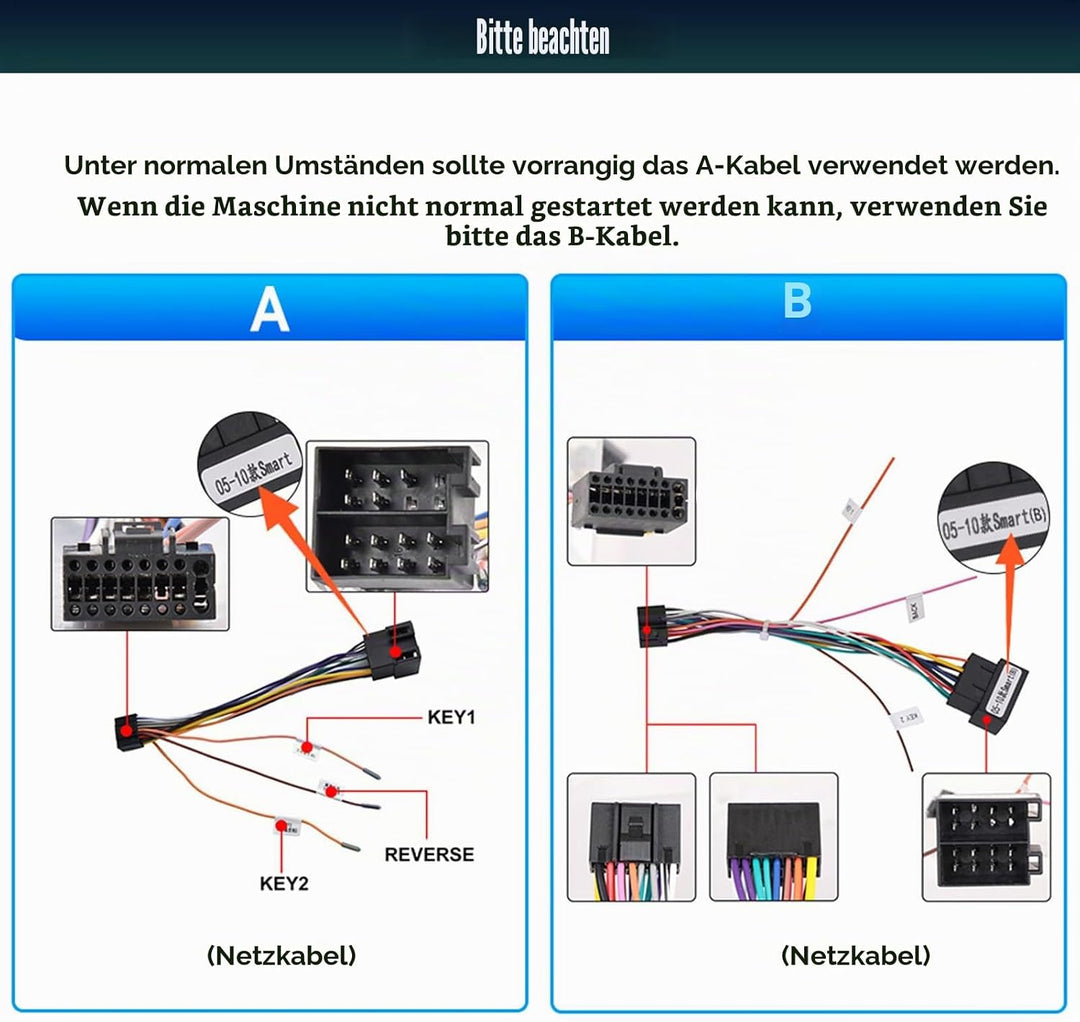 4+128G Android 15 CAMECHO 9 Zoll Autoradio für Mercedes Benz Smart Fortwo 451 2005-2010, Navi Radio