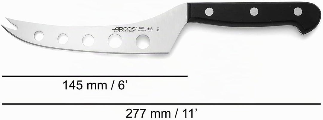 Arcos 281604 Serie Universal - Käsemesser - Klinge Nitrum Edelstahl 145 mm - HandGriff Polyoxymethyl