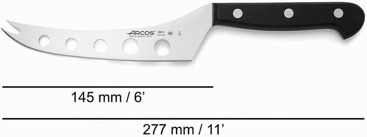 Arcos 281604 Serie Universal - Käsemesser - Klinge Nitrum Edelstahl 145 mm - HandGriff Polyoxymethyl