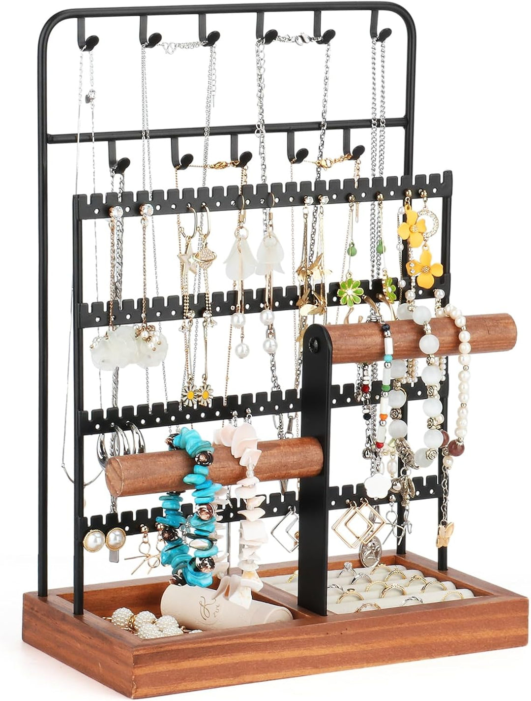Kingling Schmuckständer Schmuckhalter, Schmuckaufbewahrung Ketten Schmuck Ständer, Schmuck-Organisat