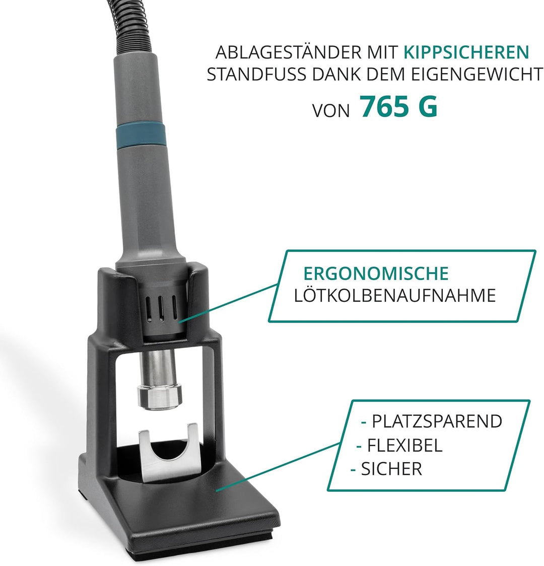 QUICK QU861DW+ Profi Heissluft Lötstation Set digital regelbar - 1000 Watt/ Temperaturbereich 100 -
