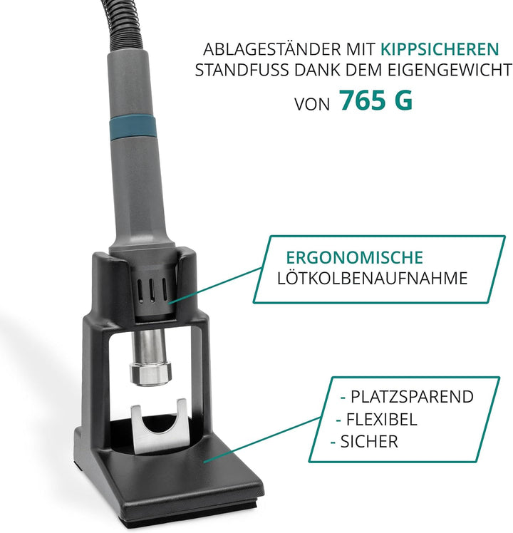 QUICK QU861DW+ Profi Heissluft Lötstation Set digital regelbar - 1000 Watt/ Temperaturbereich 100 -