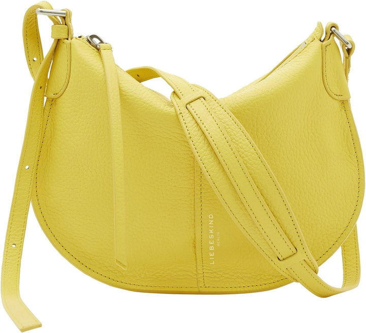 Liebeskind Damen Naomi Heavy Pebble Hobo S Pale Banana, Pale Banana