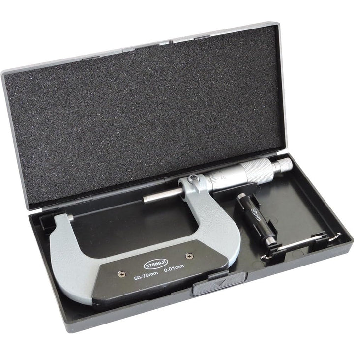 STEINLE 2130 analog Bügelmessschraube Messschraube Mikrometer 50 – 75 mm