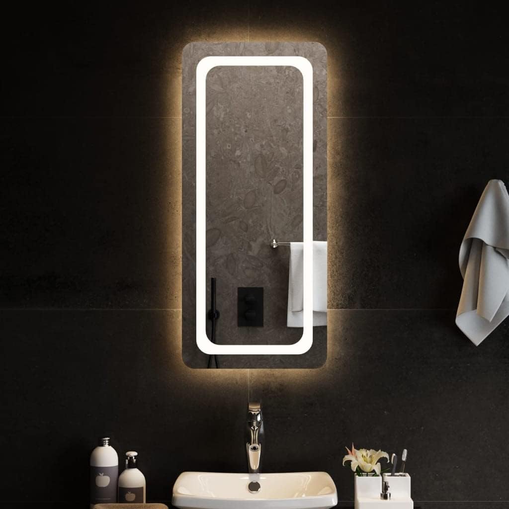 vidaXL LED Badspiegel Beleuchtung Wandspiegel Lichtspiegel Badezimmerspiegel Bad Spiegel Badezimmer