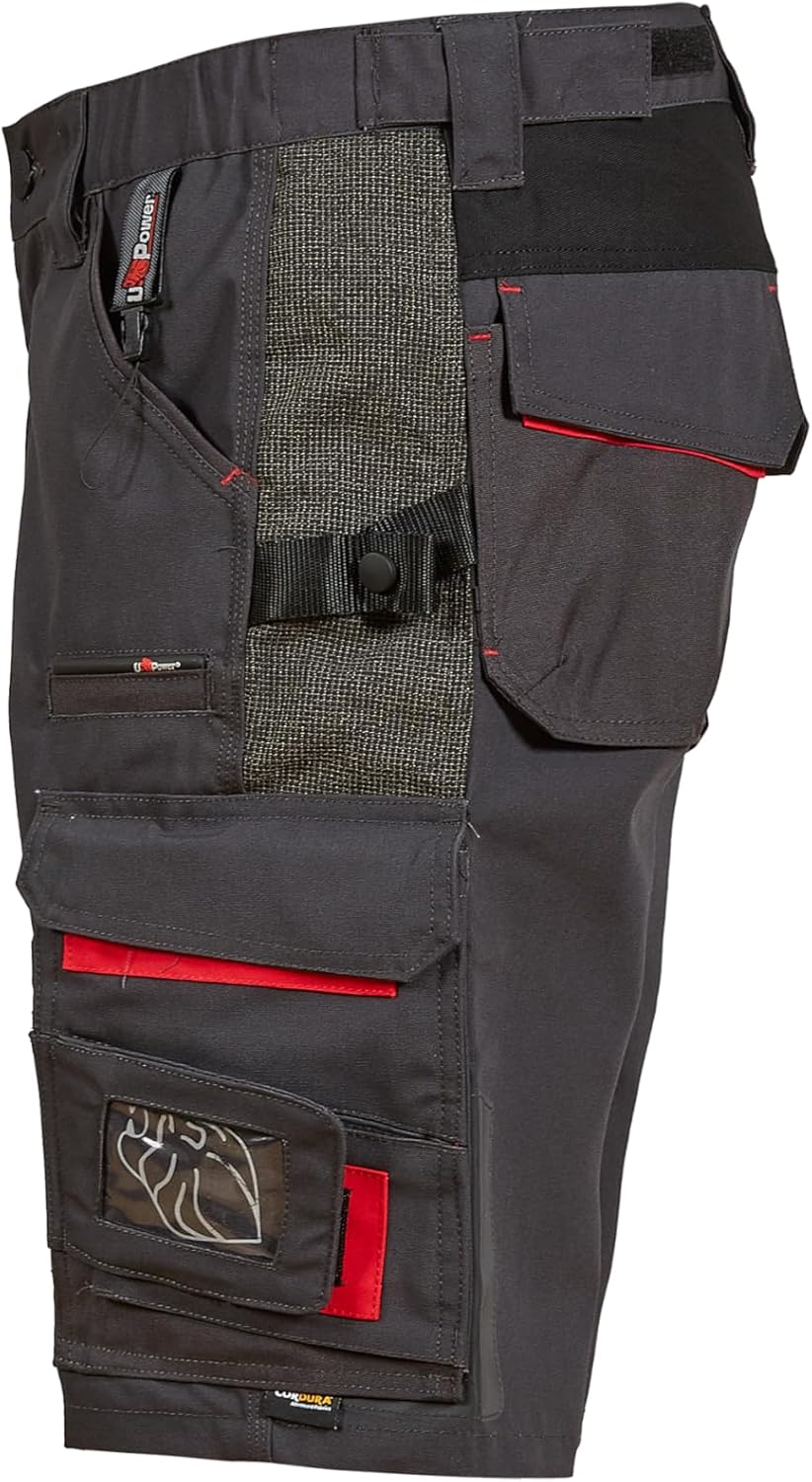 U-POWER DON'T WORRY... BE HAPPY! Herren Hosen-Set, Gris