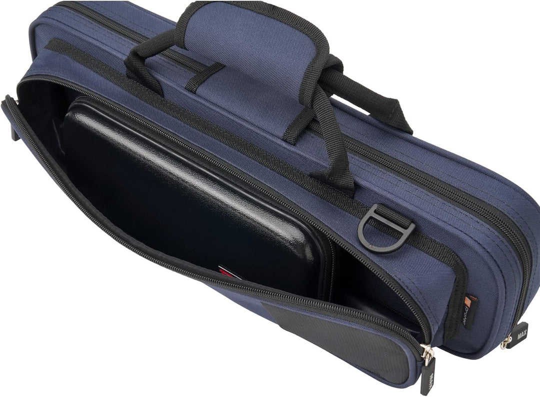 Protec MAX MX308BX Flötenkoffer für Flöten mit C oder H Fuss, Blau, Blau