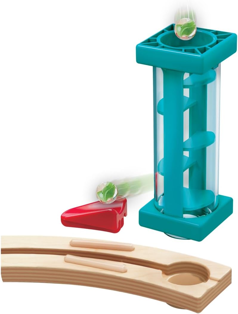 Hape Quadrilla Bau-Set Aus der Burg entkommen aus Holz mit zahllosen Aufbaumöglichkeiten, ab 4 Jahre