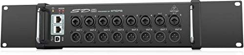 Behringer SD8 I/O Stage Box mit 8 fernsteuerbaren Midas-Vorverstärkern, 8 Ausgängen, AES50-Netzwerk