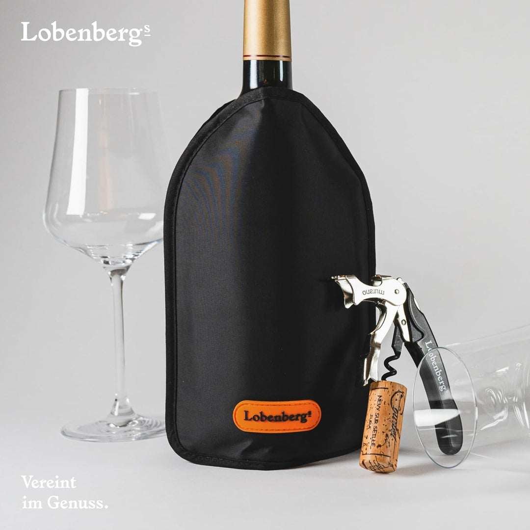 Kühlmanschette für Wein, Sekt und Champagner (bis 2h Kühldauer) (2er-Set) - Flaschenkühler - Weinküh