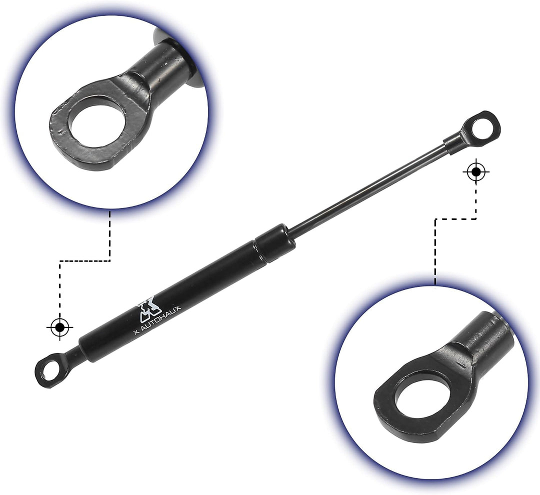 X AUTOHAUX 2Stk Universal Gasdruckfeder 178N Schwarz Für Heckklappe | Metall, Erweiterte Länge 25.4c