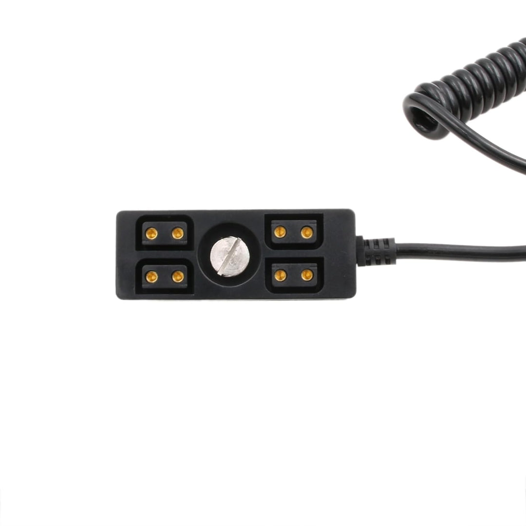 HangTon D-Tap Stromversorgung Splitter Nabe 1/4"-20 Gewinde, P-TAP Stecker auf Buchse mit 4 Anschlüs