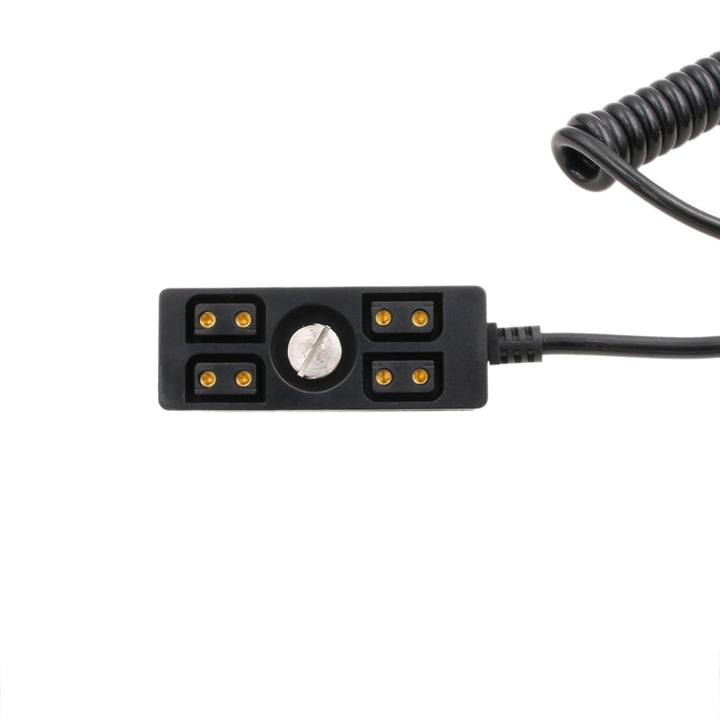 HangTon D-Tap Stromversorgung Splitter Nabe 1/4"-20 Gewinde, P-TAP Stecker auf Buchse mit 4 Anschlüs